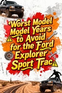 Read more about the article Worst Model Years to Avoid for the Ford Explorer Sport Trac