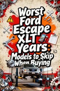Read more about the article Worst Ford Escape XLT Years: Models to Skip When Buying