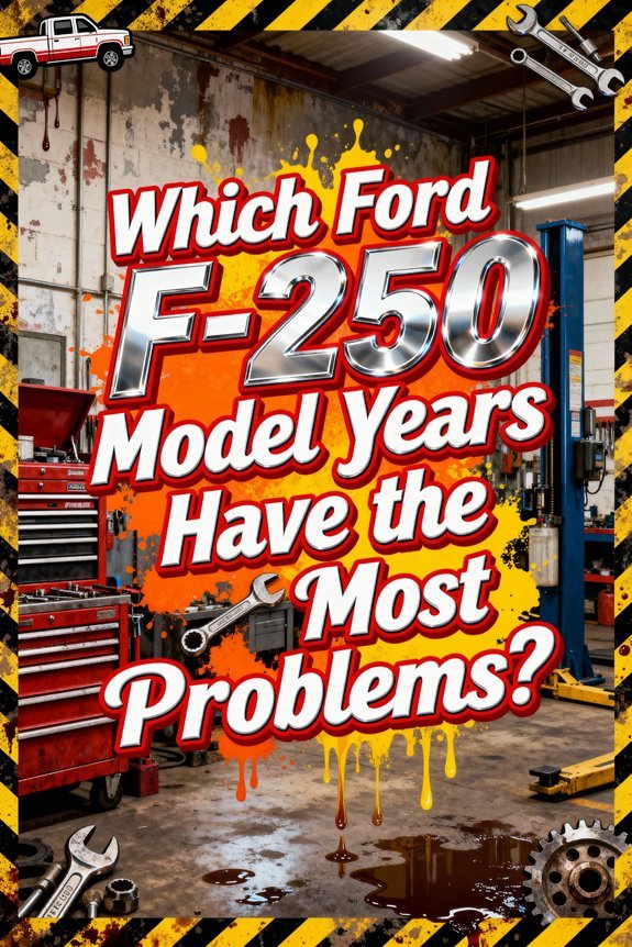 Read more about the article Which Ford F-250 Model Years Have the Most Problems?