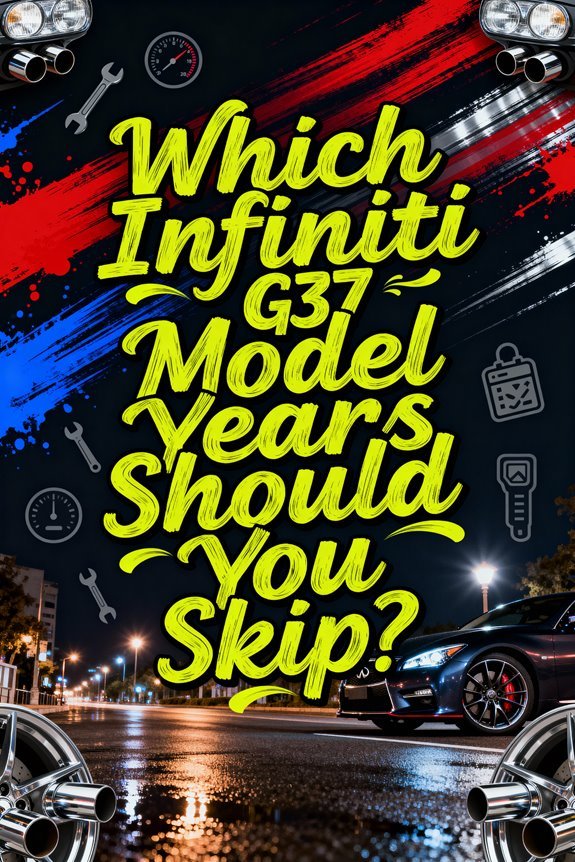 Read more about the article Which Infiniti G37 Model Years Should You Skip?