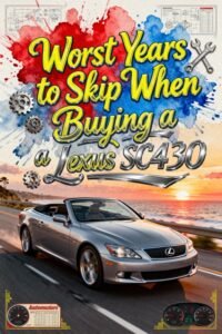 Read more about the article Worst Years to Skip When Buying a Lexus SC430