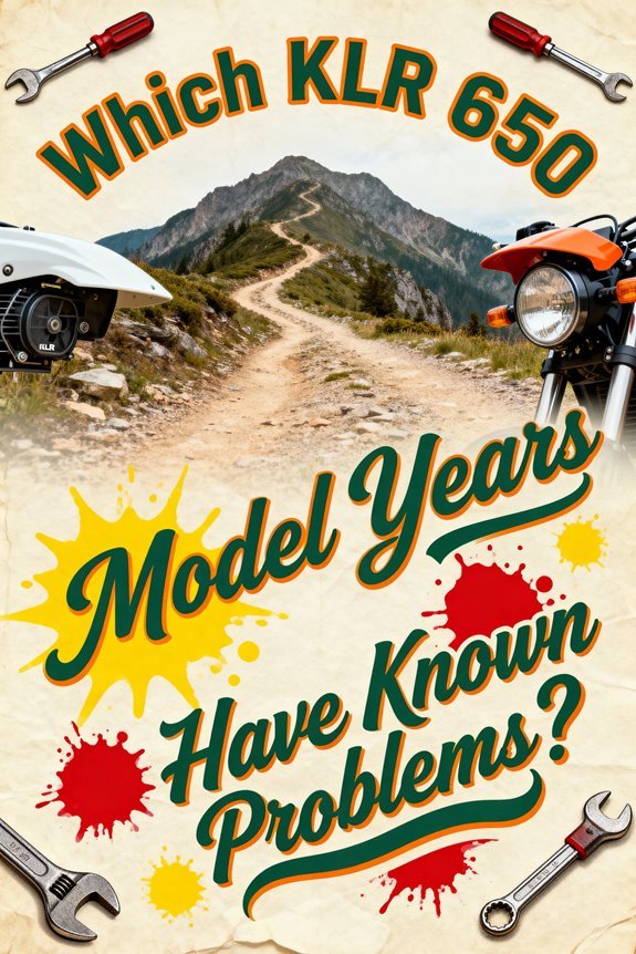 Read more about the article Which KLR 650 Model Years Have Known Problems?
